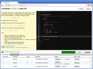 CloudCoder screenshot